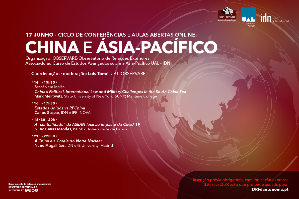Ciclo de Conferências e Aulas Abertas - "China e Ásia-Pacífico"